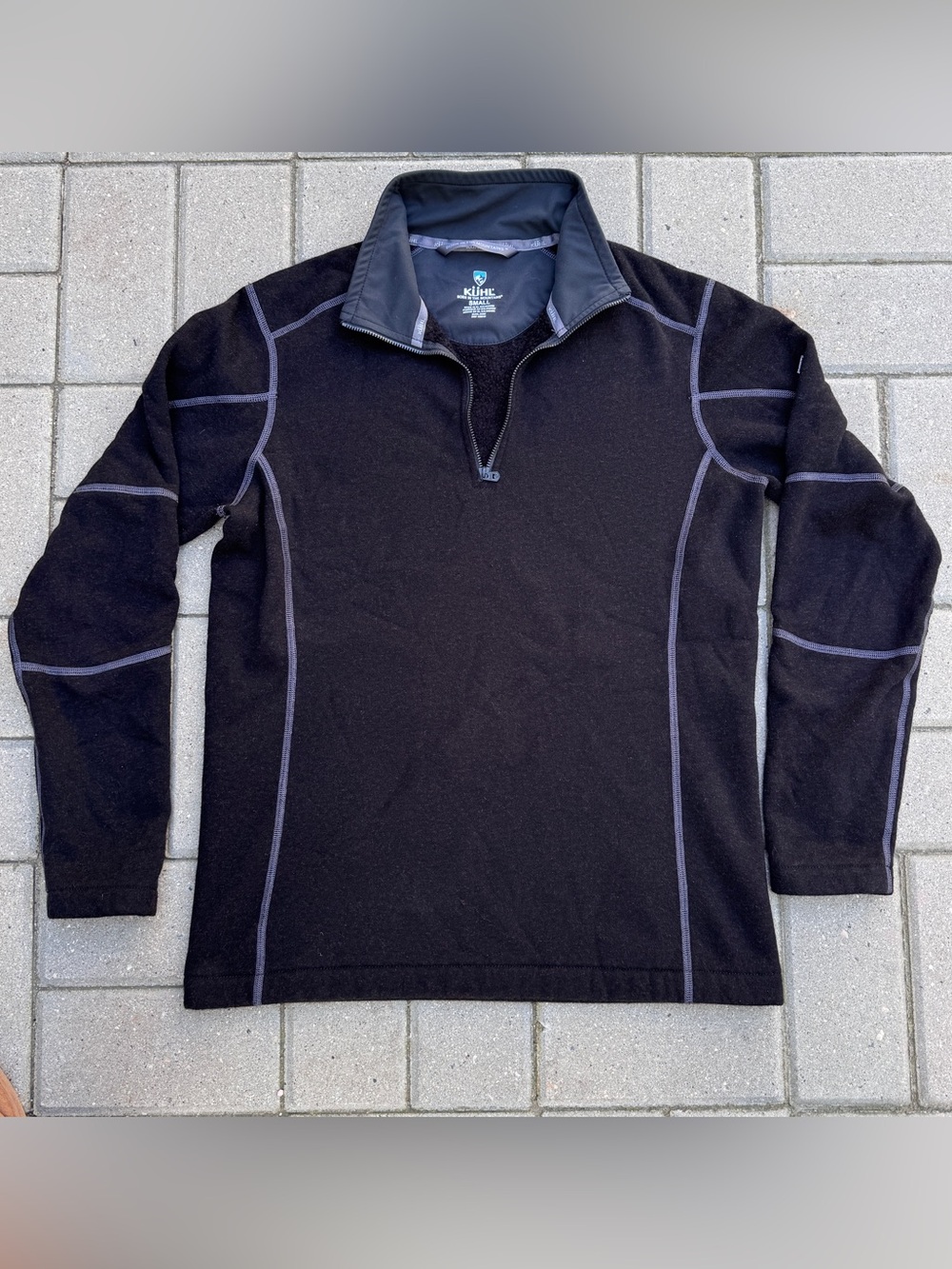 Kuhl Revel black 1/4 zip men’s sz small